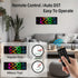 Tomori LED-Digitaluhr 41 cm – USB, RGB-Farben, Dual-Alarm & Fernbedienung
